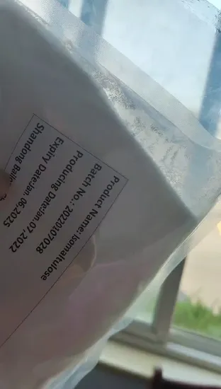 Nutrition Supplement Additive Prebiotic Sugar Substitute Food Ingredient Isomaltooligosaccharide